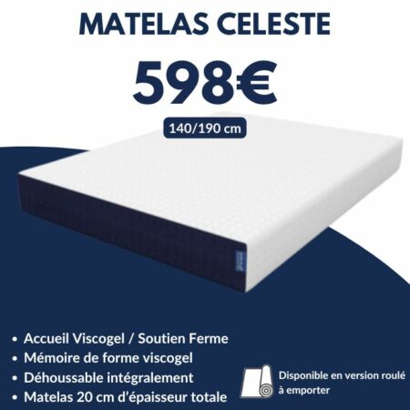 Matelas Celeste 140x190 cm