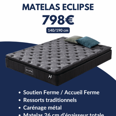 Matelas Eclipse 140x190 cm