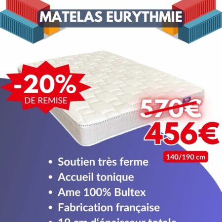 Matelas Eurythmie 140 x 190 cm