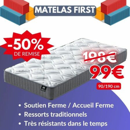 Matelas First 90 x 190 cm