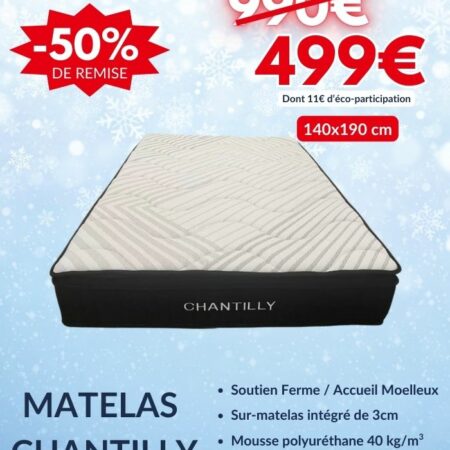 MATELAS CHANTILLY